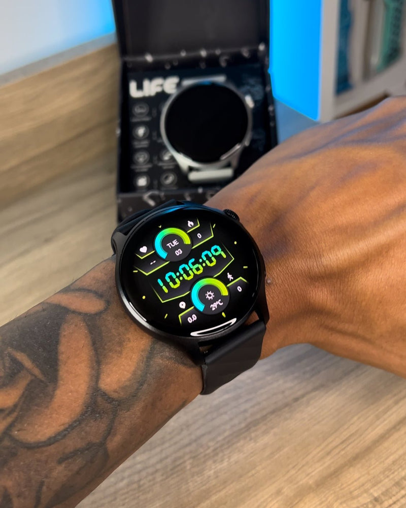 Smartwatch Life 45mm + Pulseira extra